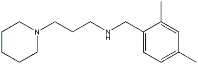 [(2,4-dimethylphenyl)methyl][3-(piperidin-1-yl)propyl]amine Structure