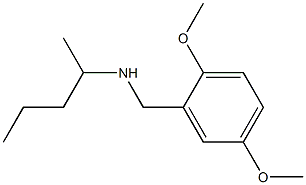 [(2,5-dimethoxyphenyl)methyl](pentan-2-yl)amine 化学構造式
