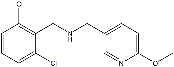 [(2,6-dichlorophenyl)methyl][(6-methoxypyridin-3-yl)methyl]amine Structure
