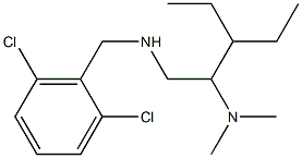 [(2,6-dichlorophenyl)methyl][2-(dimethylamino)-3-ethylpentyl]amine 化学構造式