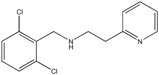 [(2,6-dichlorophenyl)methyl][2-(pyridin-2-yl)ethyl]amine 结构式