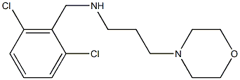 [(2,6-dichlorophenyl)methyl][3-(morpholin-4-yl)propyl]amine Struktur