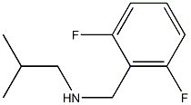 [(2,6-difluorophenyl)methyl](2-methylpropyl)amine,,结构式