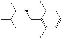 [(2,6-difluorophenyl)methyl](3-methylbutan-2-yl)amine Structure