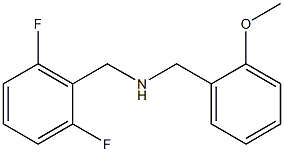 [(2,6-difluorophenyl)methyl][(2-methoxyphenyl)methyl]amine,,结构式
