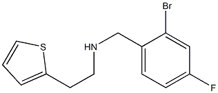 [(2-bromo-4-fluorophenyl)methyl][2-(thiophen-2-yl)ethyl]amine Structure