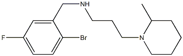 [(2-bromo-5-fluorophenyl)methyl][3-(2-methylpiperidin-1-yl)propyl]amine