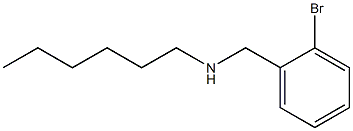 [(2-bromophenyl)methyl](hexyl)amine,,结构式