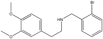 [(2-bromophenyl)methyl][2-(3,4-dimethoxyphenyl)ethyl]amine,,结构式