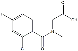 [(2-chloro-4-fluorobenzoyl)(methyl)amino]acetic acid