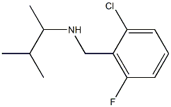 [(2-chloro-6-fluorophenyl)methyl](3-methylbutan-2-yl)amine,,结构式