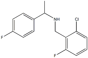 [(2-chloro-6-fluorophenyl)methyl][1-(4-fluorophenyl)ethyl]amine Struktur