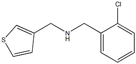 [(2-chlorophenyl)methyl](thiophen-3-ylmethyl)amine Struktur