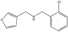 [(2-chlorophenyl)methyl](thiophen-3-ylmethyl)amine|