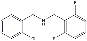 [(2-chlorophenyl)methyl][(2,6-difluorophenyl)methyl]amine,,结构式