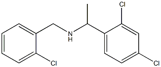 [(2-chlorophenyl)methyl][1-(2,4-dichlorophenyl)ethyl]amine,,结构式