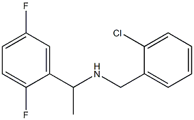 [(2-chlorophenyl)methyl][1-(2,5-difluorophenyl)ethyl]amine Struktur