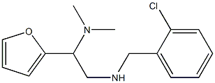 [(2-chlorophenyl)methyl][2-(dimethylamino)-2-(furan-2-yl)ethyl]amine Structure