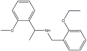 [(2-ethoxyphenyl)methyl][1-(2-methoxyphenyl)ethyl]amine Structure