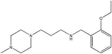 [(2-ethoxyphenyl)methyl][3-(4-methylpiperazin-1-yl)propyl]amine Structure