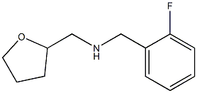 [(2-fluorophenyl)methyl](oxolan-2-ylmethyl)amine|