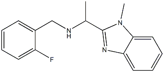 [(2-fluorophenyl)methyl][1-(1-methyl-1H-1,3-benzodiazol-2-yl)ethyl]amine