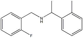[(2-fluorophenyl)methyl][1-(2-methylphenyl)ethyl]amine Structure