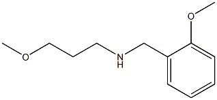 [(2-methoxyphenyl)methyl](3-methoxypropyl)amine Structure