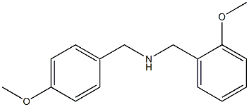 [(2-methoxyphenyl)methyl][(4-methoxyphenyl)methyl]amine 结构式