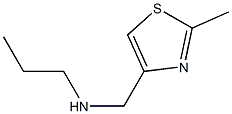 [(2-methyl-1,3-thiazol-4-yl)methyl](propyl)amine,,结构式