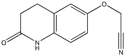 [(2-oxo-1,2,3,4-tetrahydroquinolin-6-yl)oxy]acetonitrile Struktur