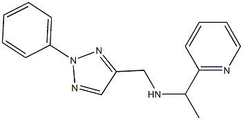 [(2-phenyl-2H-1,2,3-triazol-4-yl)methyl][1-(pyridin-2-yl)ethyl]amine,,结构式