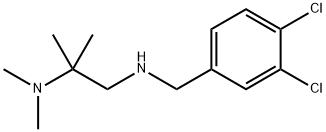 [(3,4-dichlorophenyl)methyl][2-(dimethylamino)-2-methylpropyl]amine 化学構造式