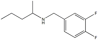 [(3,4-difluorophenyl)methyl](pentan-2-yl)amine Structure