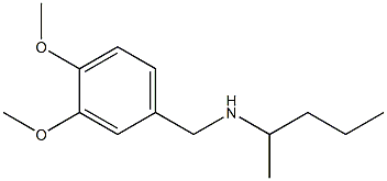 [(3,4-dimethoxyphenyl)methyl](pentan-2-yl)amine Structure