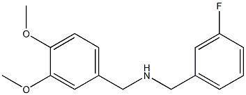 [(3,4-dimethoxyphenyl)methyl][(3-fluorophenyl)methyl]amine