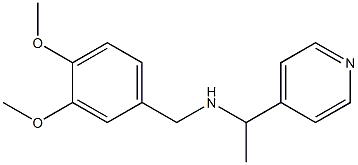 [(3,4-dimethoxyphenyl)methyl][1-(pyridin-4-yl)ethyl]amine Structure