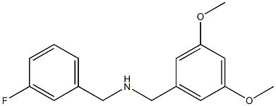 [(3,5-dimethoxyphenyl)methyl][(3-fluorophenyl)methyl]amine