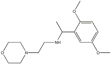 [1-(2,5-dimethoxyphenyl)ethyl][2-(morpholin-4-yl)ethyl]amine|