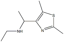 [1-(2,5-dimethyl-1,3-thiazol-4-yl)ethyl](ethyl)amine Struktur
