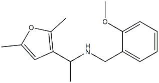 [1-(2,5-dimethylfuran-3-yl)ethyl][(2-methoxyphenyl)methyl]amine Struktur