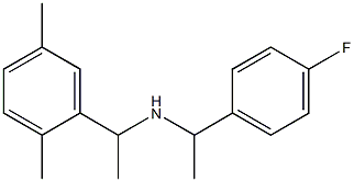 [1-(2,5-dimethylphenyl)ethyl][1-(4-fluorophenyl)ethyl]amine