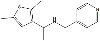 [1-(2,5-dimethylthiophen-3-yl)ethyl](pyridin-4-ylmethyl)amine