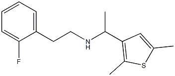 [1-(2,5-dimethylthiophen-3-yl)ethyl][2-(2-fluorophenyl)ethyl]amine