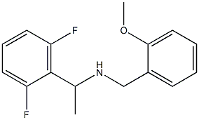  [1-(2,6-difluorophenyl)ethyl][(2-methoxyphenyl)methyl]amine