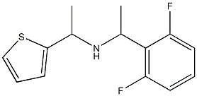 [1-(2,6-difluorophenyl)ethyl][1-(thiophen-2-yl)ethyl]amine 结构式