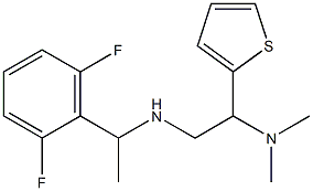 [1-(2,6-difluorophenyl)ethyl][2-(dimethylamino)-2-(thiophen-2-yl)ethyl]amine