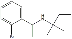 [1-(2-bromophenyl)ethyl](2-methylbutan-2-yl)amine Structure
