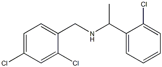 [1-(2-chlorophenyl)ethyl][(2,4-dichlorophenyl)methyl]amine|