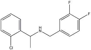 [1-(2-chlorophenyl)ethyl][(3,4-difluorophenyl)methyl]amine|